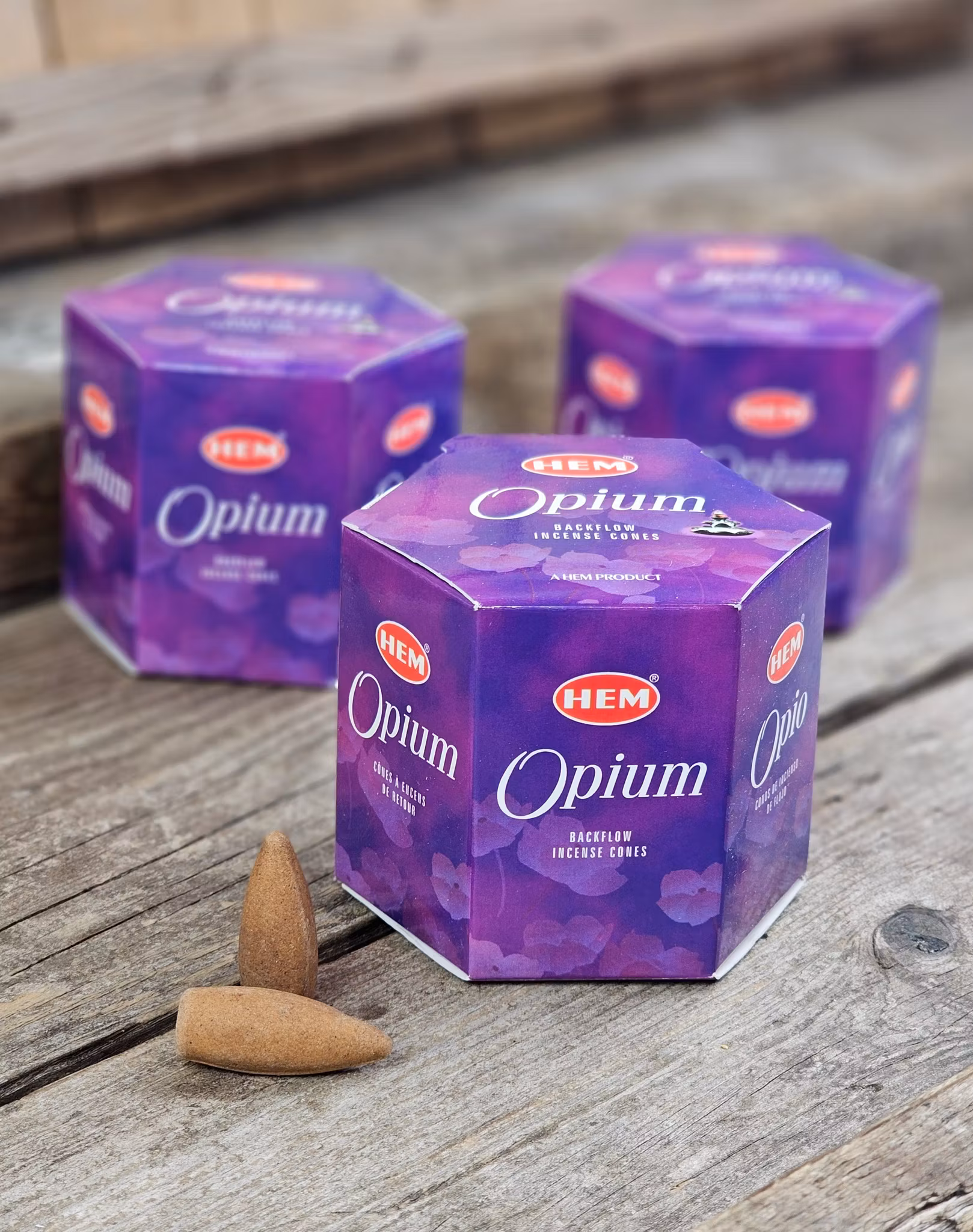 HEM - Opium, rökelsekoner backflow