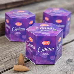 HEM - Opium, rökelsekoner backflow