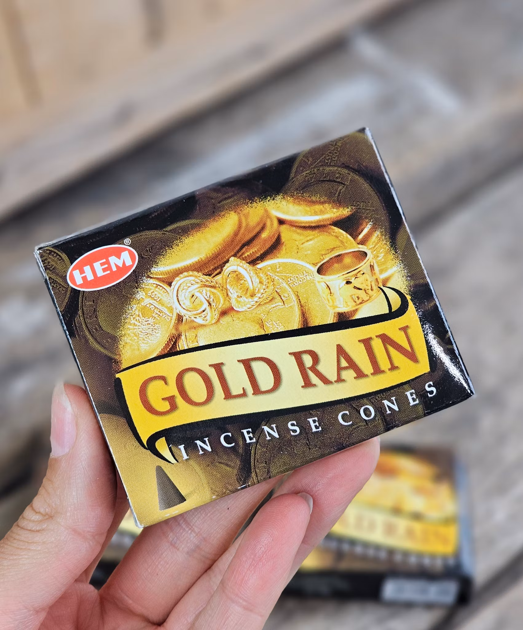 HEM - Gold Rain, rökelsekoner