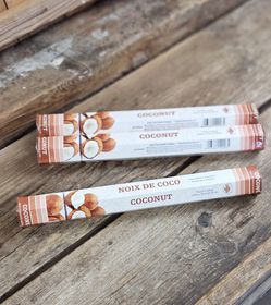 Green Tree - Coconut, hexa rökelsepinnar