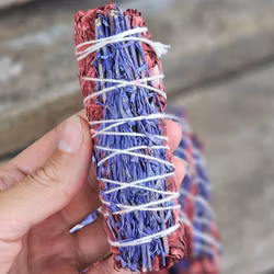 Vit Salvia med Dragons blood & Lavendel-resin