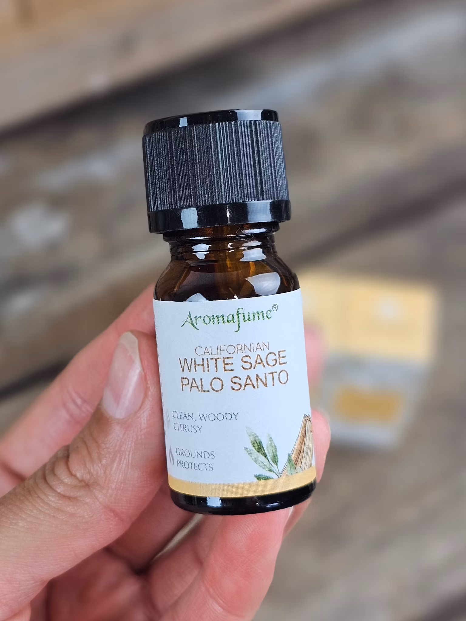 Aromafume - White Sage & Palo Santo, Eterisk olja Aromaterapi