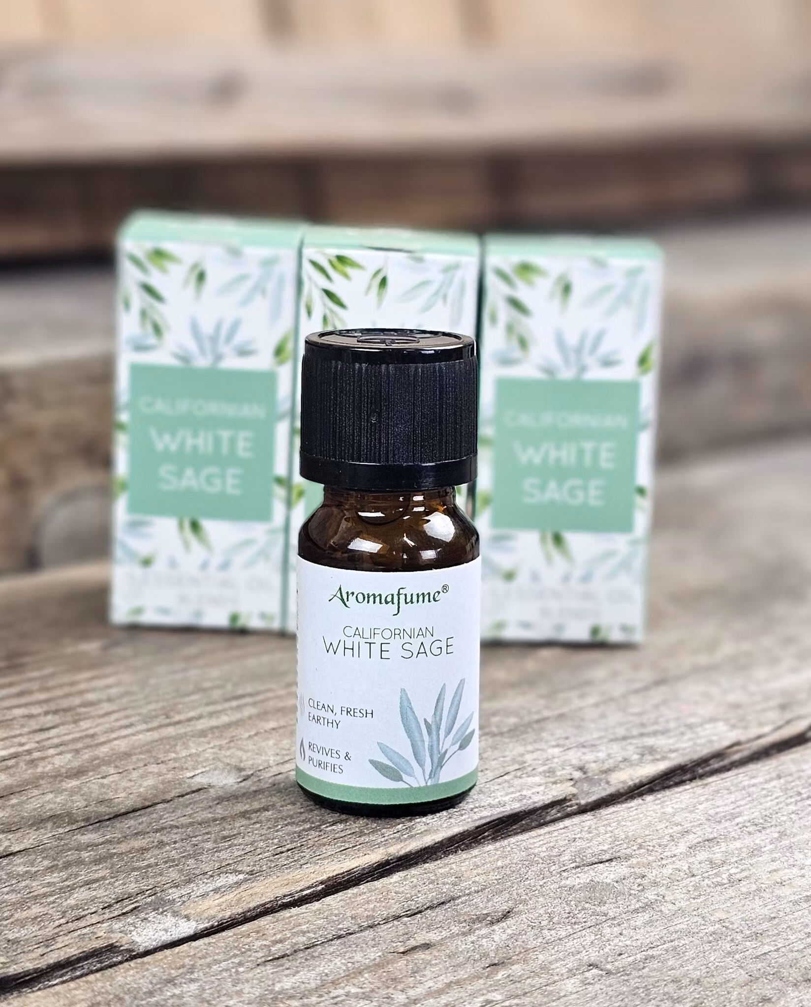 Aromafume – White Sage (Vit Salvia), eterisk oljeblandning 10 ml