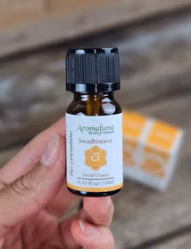 Aromafume – Swadhishthana Sacral Chakra (2:a chakrat, Orange), eterisk oljeblandning 10 ml