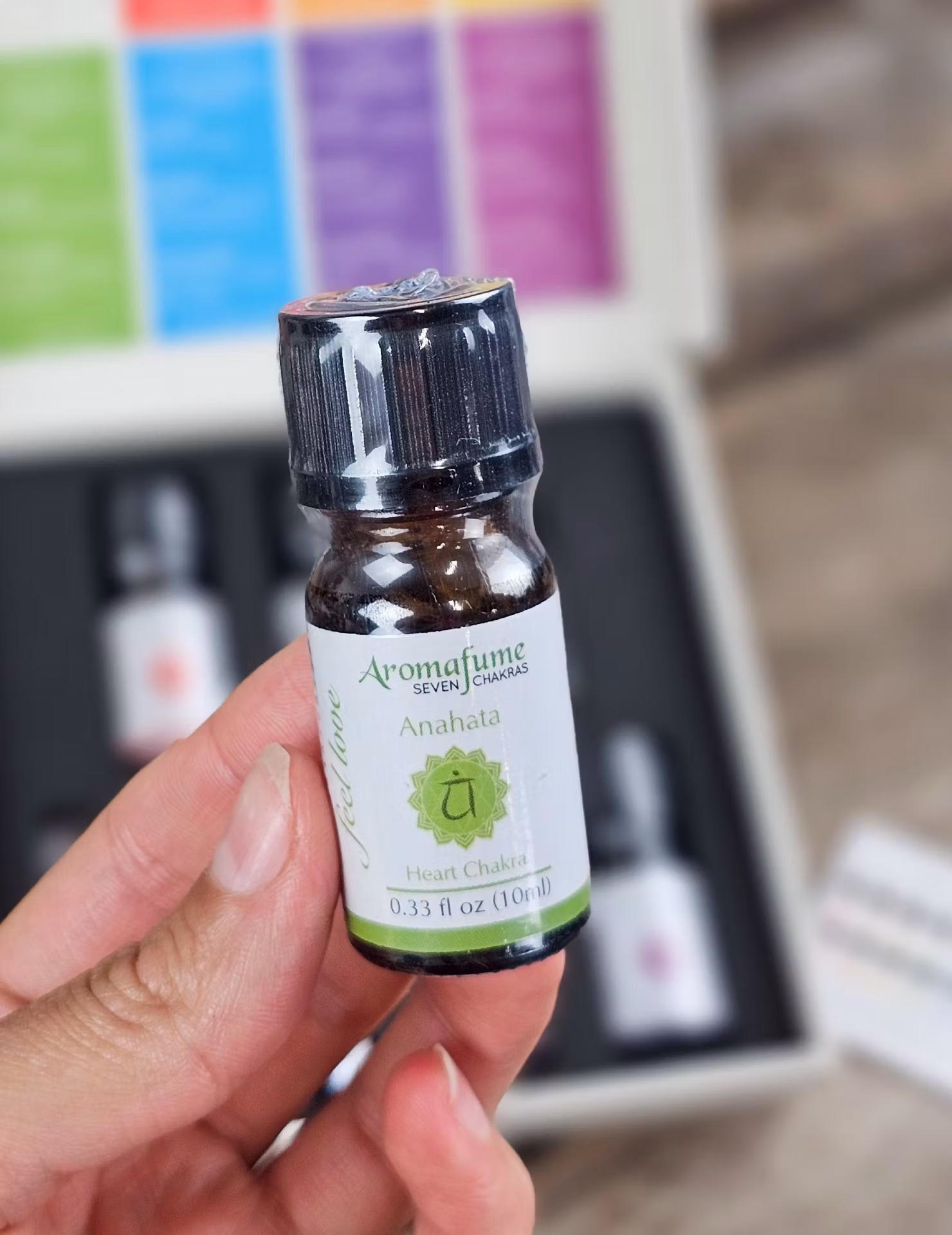 Aromafume - 7 Chakra essential oil blend set, Eterisk olja Aromaterapi