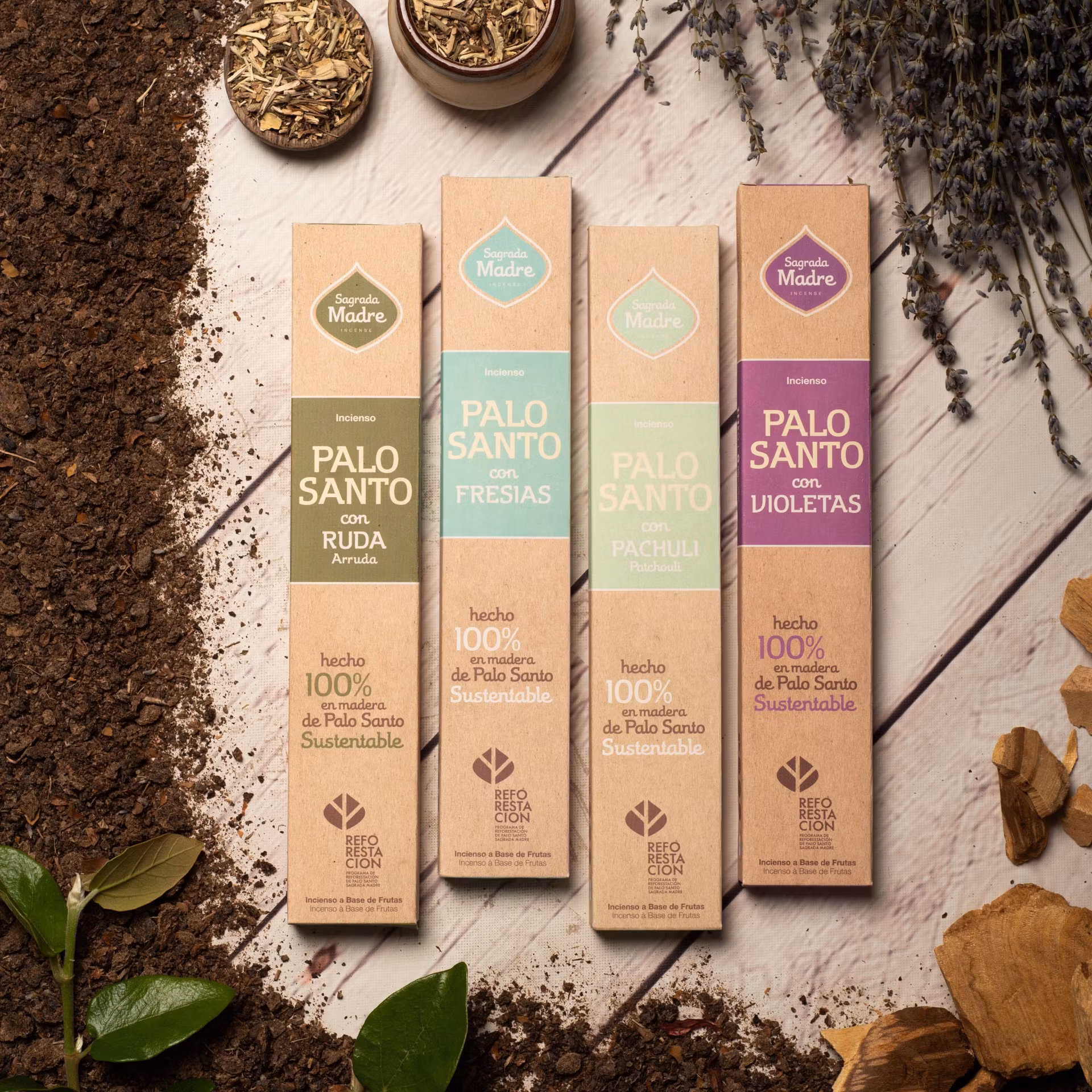 Sagrada Madre - Palo Santo med Vanilj, rökelsepinnar