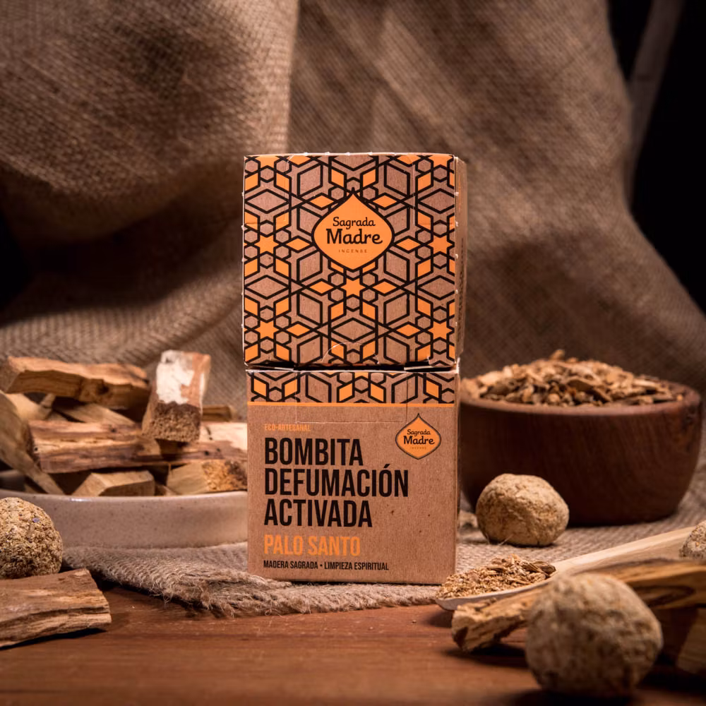 Sagrada Madre - Bombitas, Benzoin & Musk rökelsebollar 8-pack