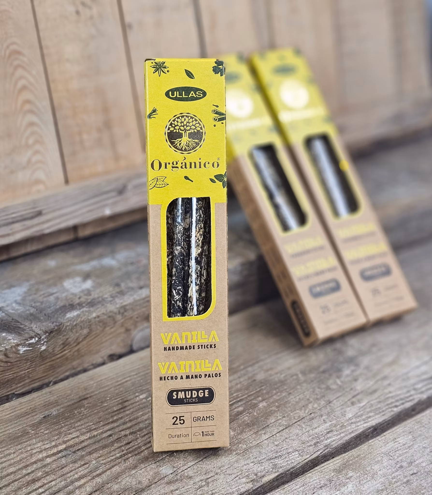 Ullas Orgánico - Vanilla (Vanilj), rökelsepinnar