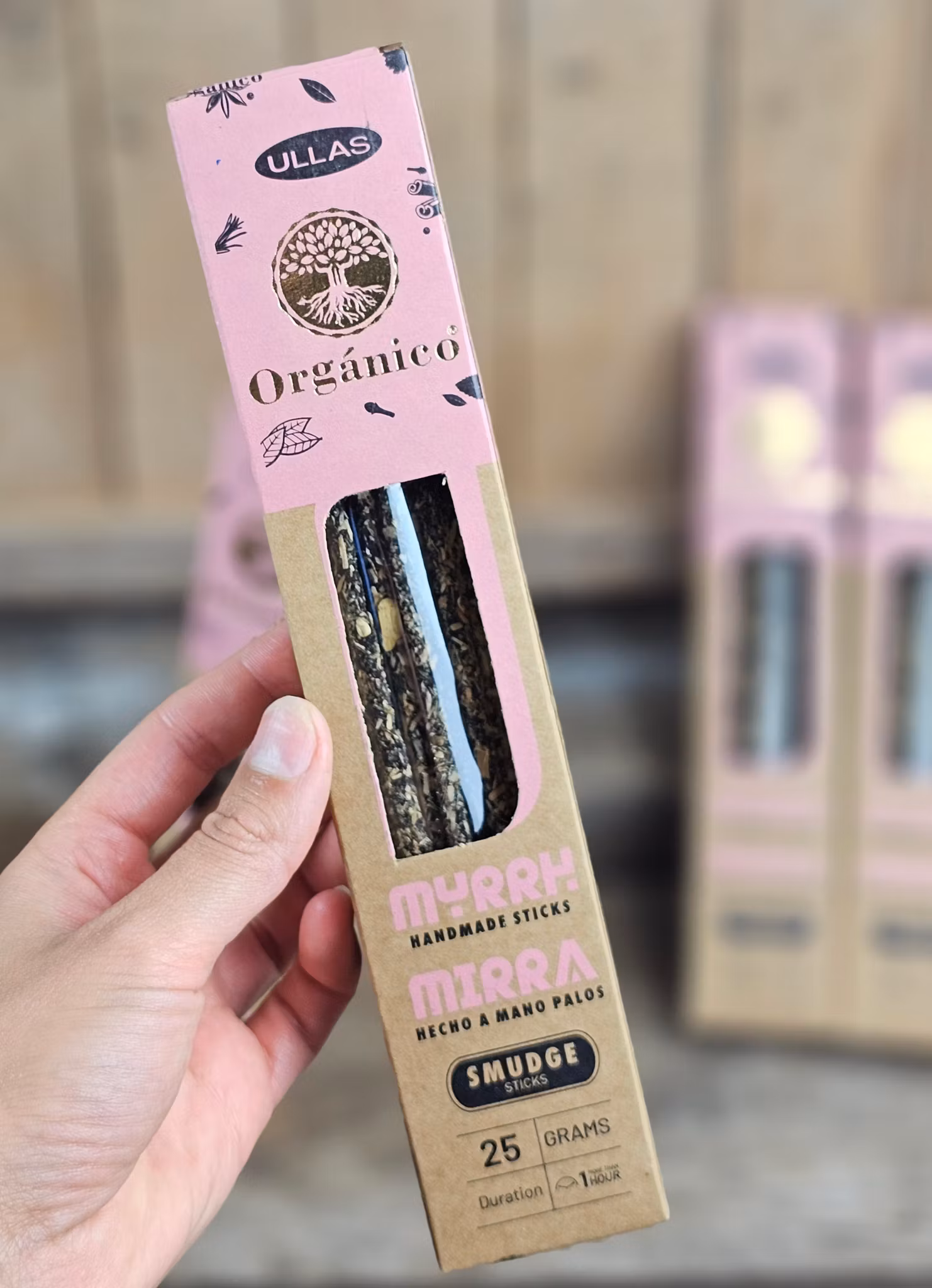 Ullas Orgánico - Myrrh (Myrra), rökelsepinnar