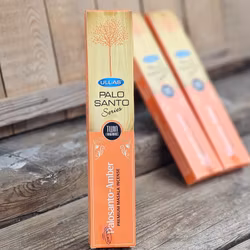 Ullas Palo Santo Serie - Amber (Bärnsten), rökelsepinnar