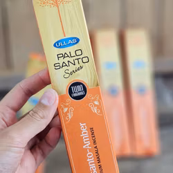 Ullas Palo Santo Serie - Amber (Bärnsten), rökelsepinnar
