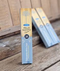 Ullas Palo Santo Serie - White Sage (Vit Salvia), rökelsepinnar