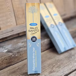 Ullas Palo Santo Serie - White Sage (Vit Salvia), rökelsepinnar