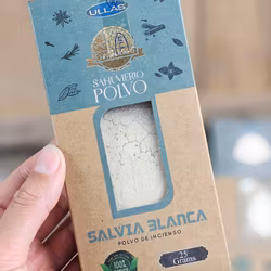 Ullas Orgánico - White Sage (Vit Salvia), rökelsepulver