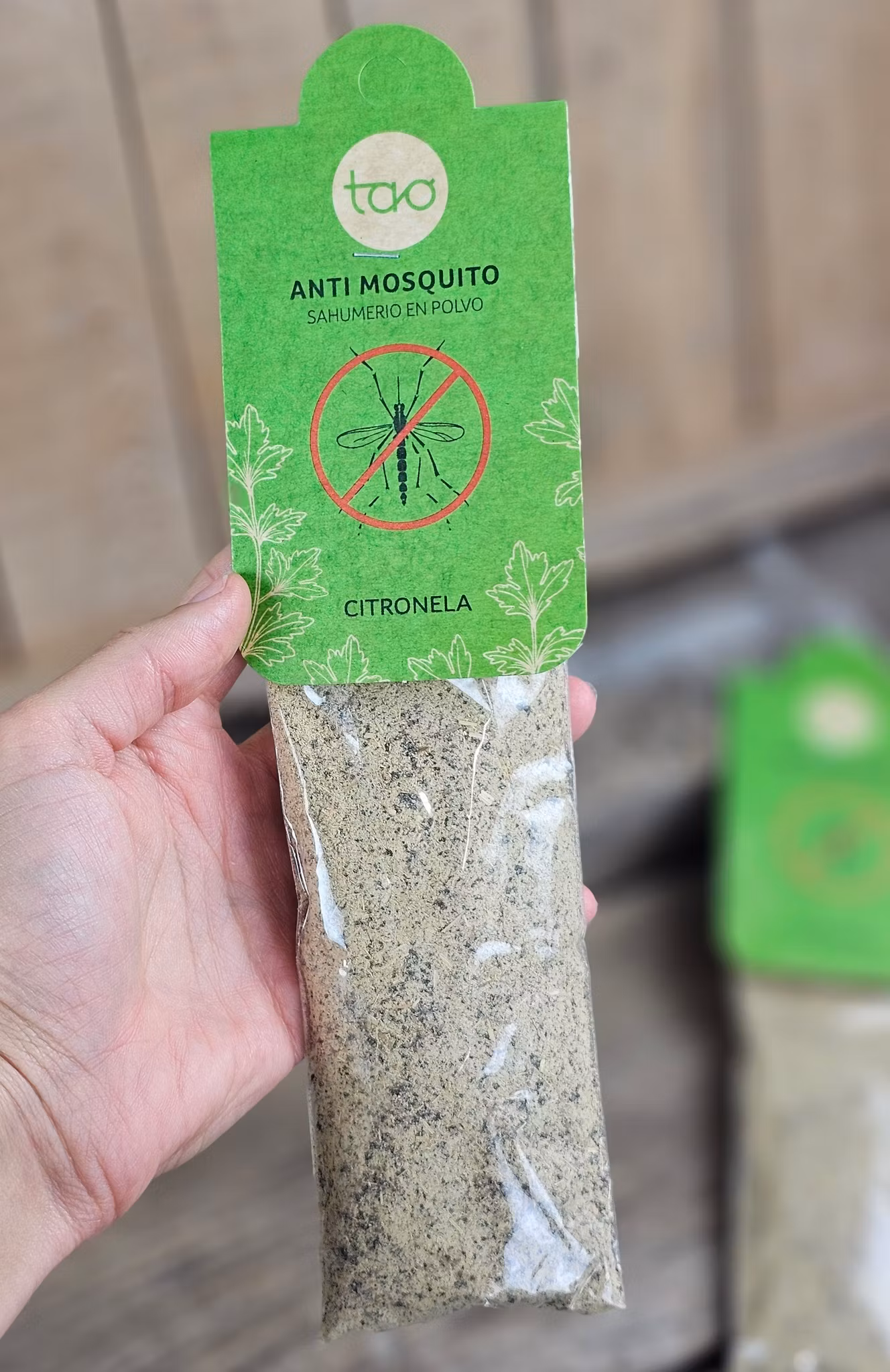 Sagrada Madre Tao Anti Mosquito - Citronella (Mot mygg), rökelsepulver