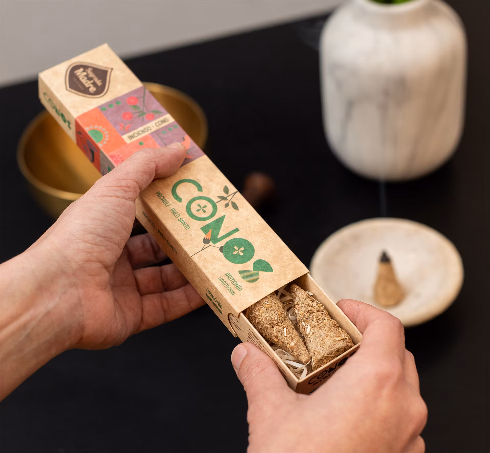 Sagrada Madre Conos - Bärnsten & Apelsin, rökelsekoner