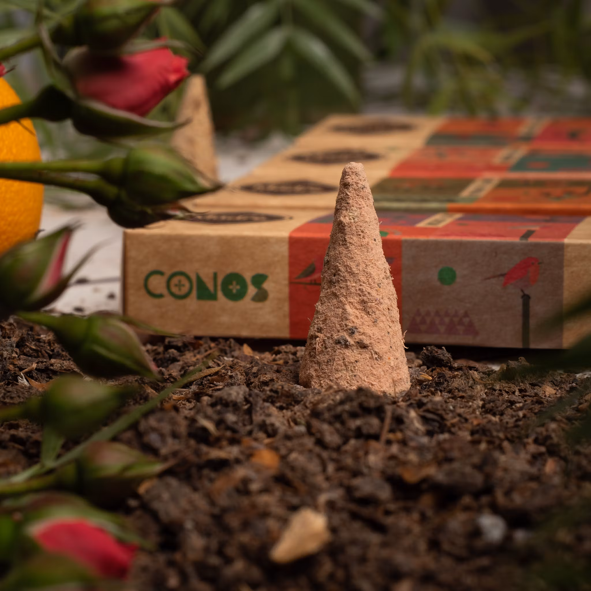 Sagrada Madre Conos - Bärnsten & Apelsin, rökelsekoner