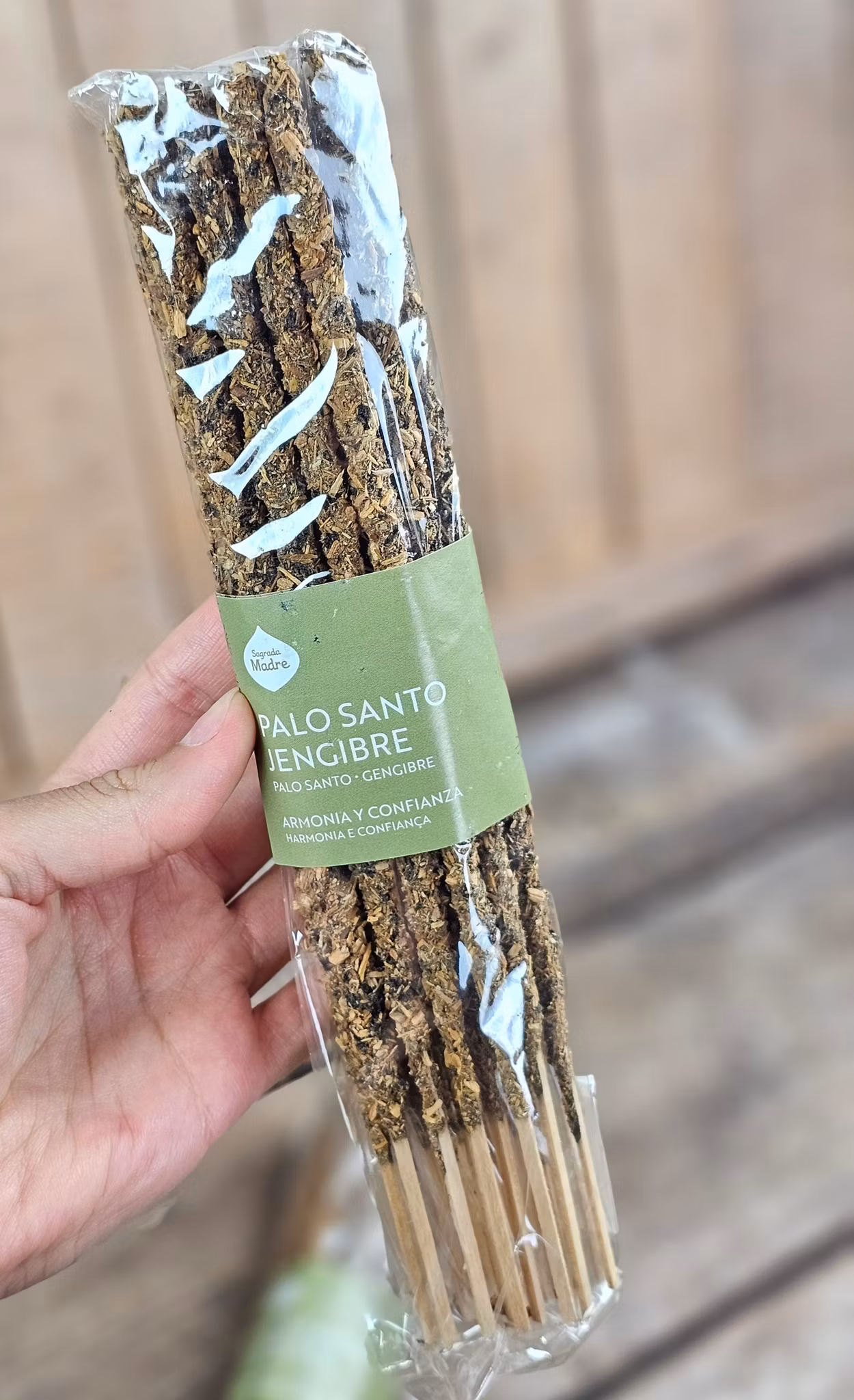 Sagrada Madre Line x 20 (Savings Pack) - Palo Santo & Ingefära, rökelsepinnar