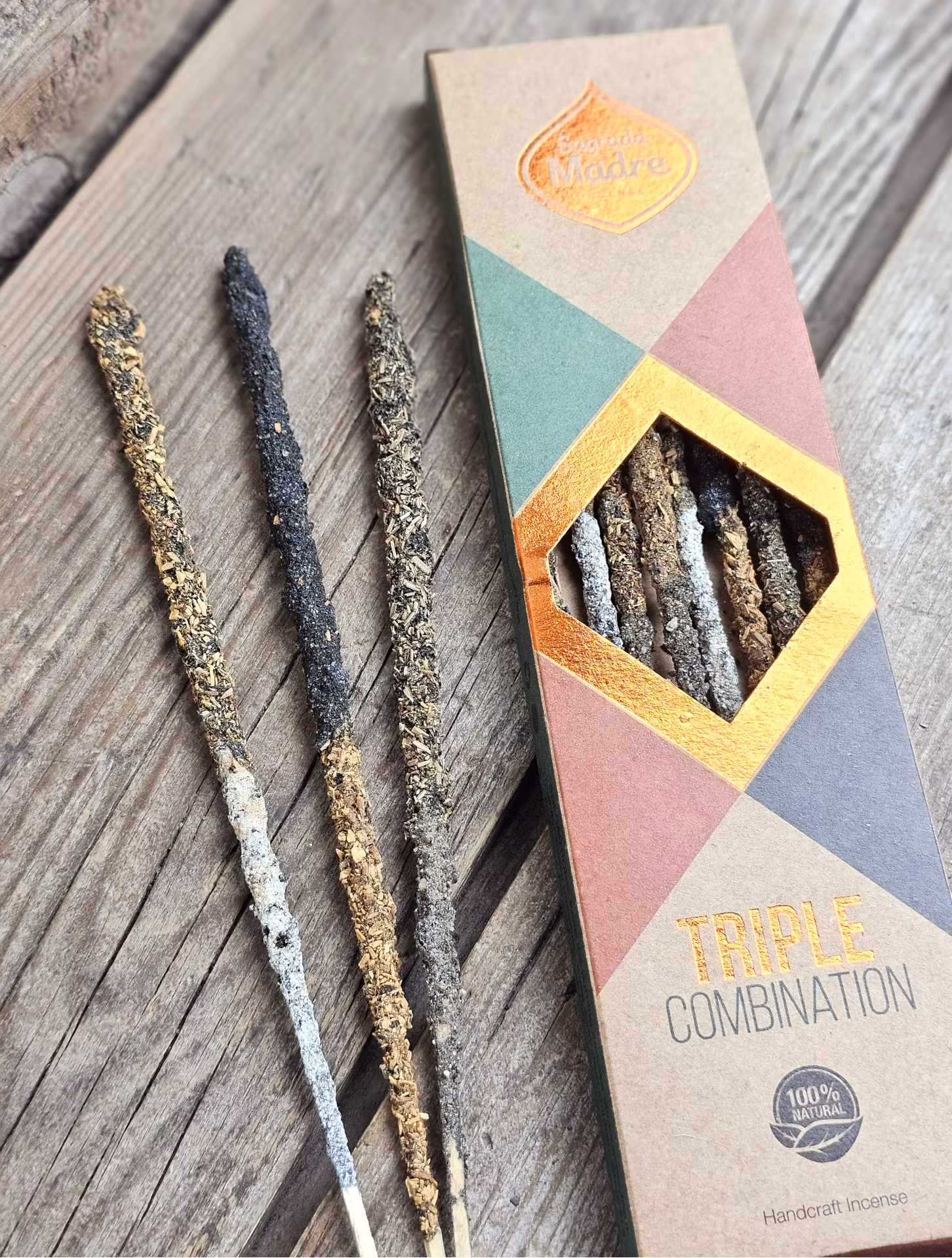 Sagrada Madre - Triple Combination, Premium 3-i-1 rökelsepinnar