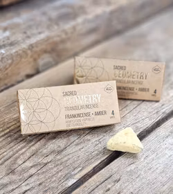 Sagrada Madre Geometría - Frankincense & Bärnsten, rökelsetrianglar