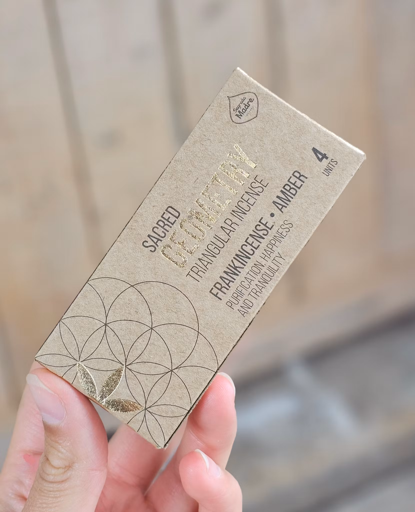 Sagrada Madre Geometría - Frankincense & Bärnsten, rökelsetrianglar