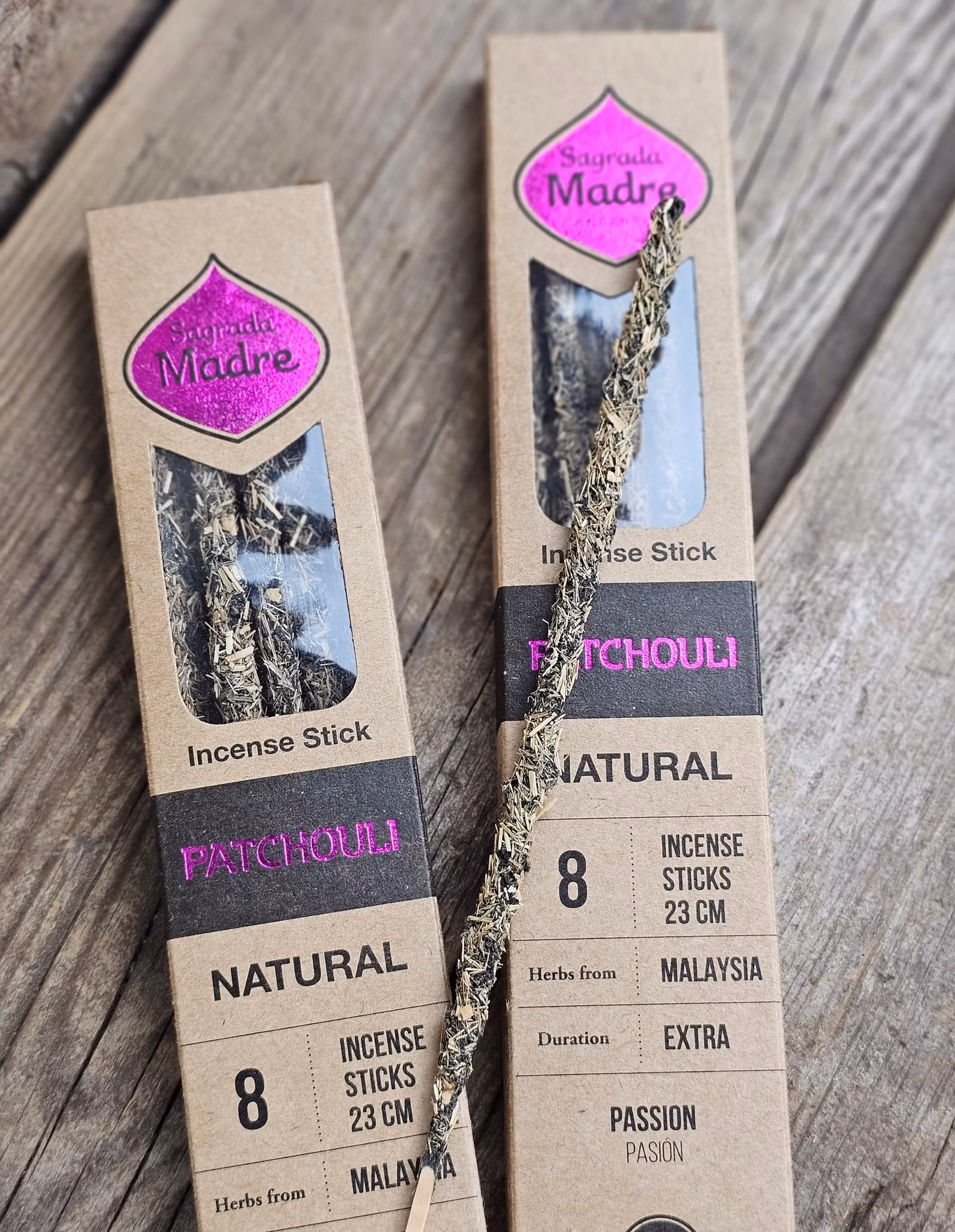 Sagrada Madre Natural line - Patchouli, rökelsepinnar