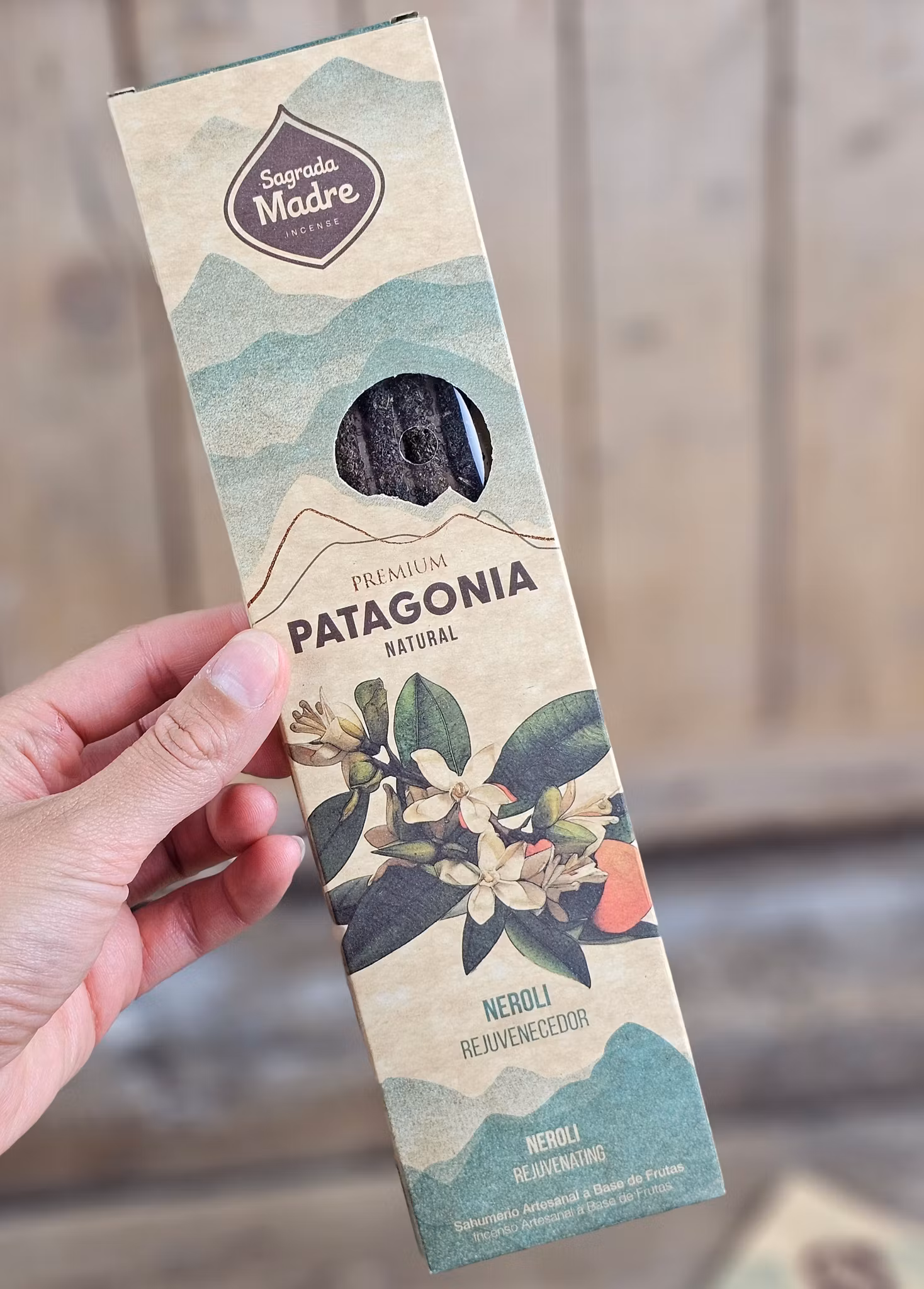 Sagrada Madre - Patagonia Natural Neroli (Apelsinblomma), rökelsepinnar
