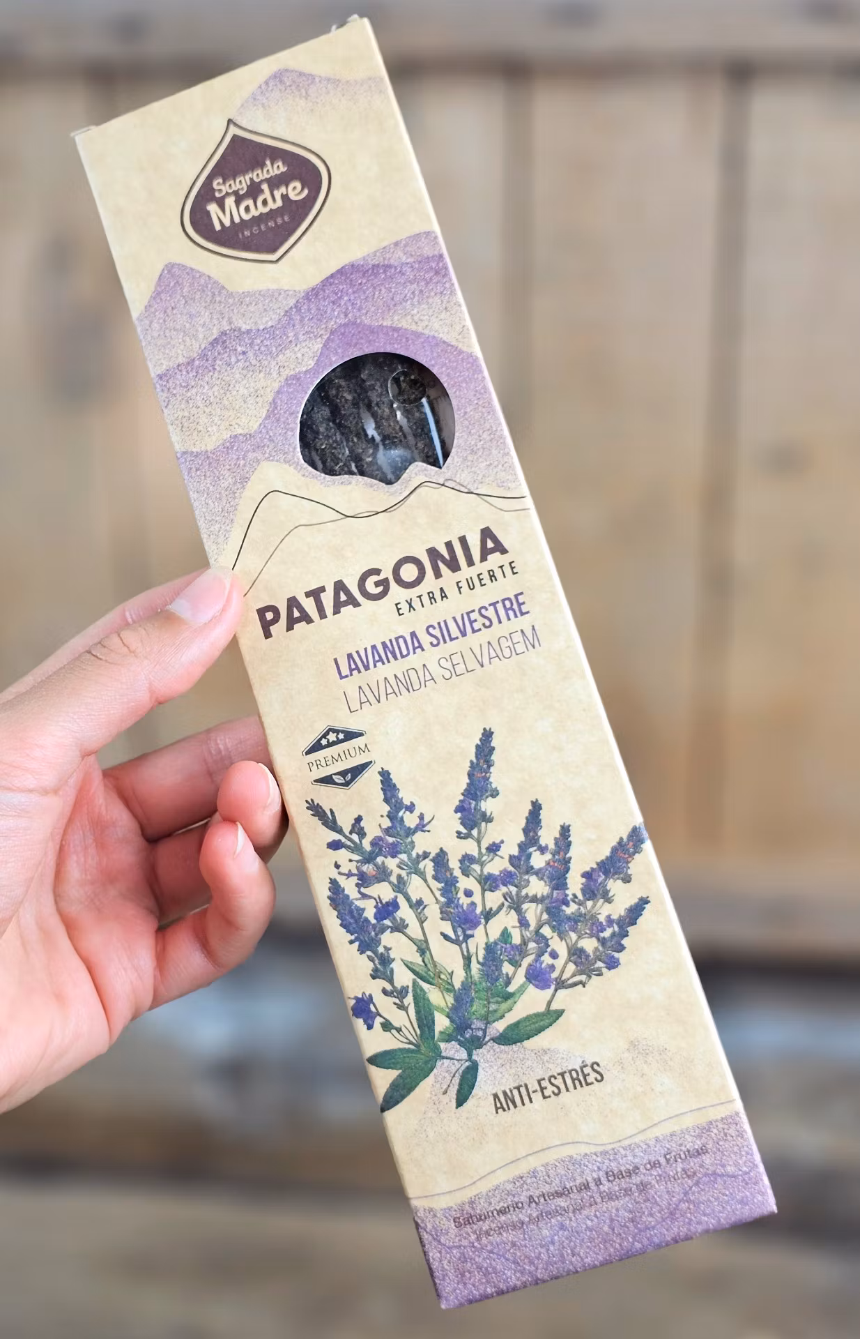 Sagrada Madre - Patagonia Natural Vild Lavendel, rökelsepinnar