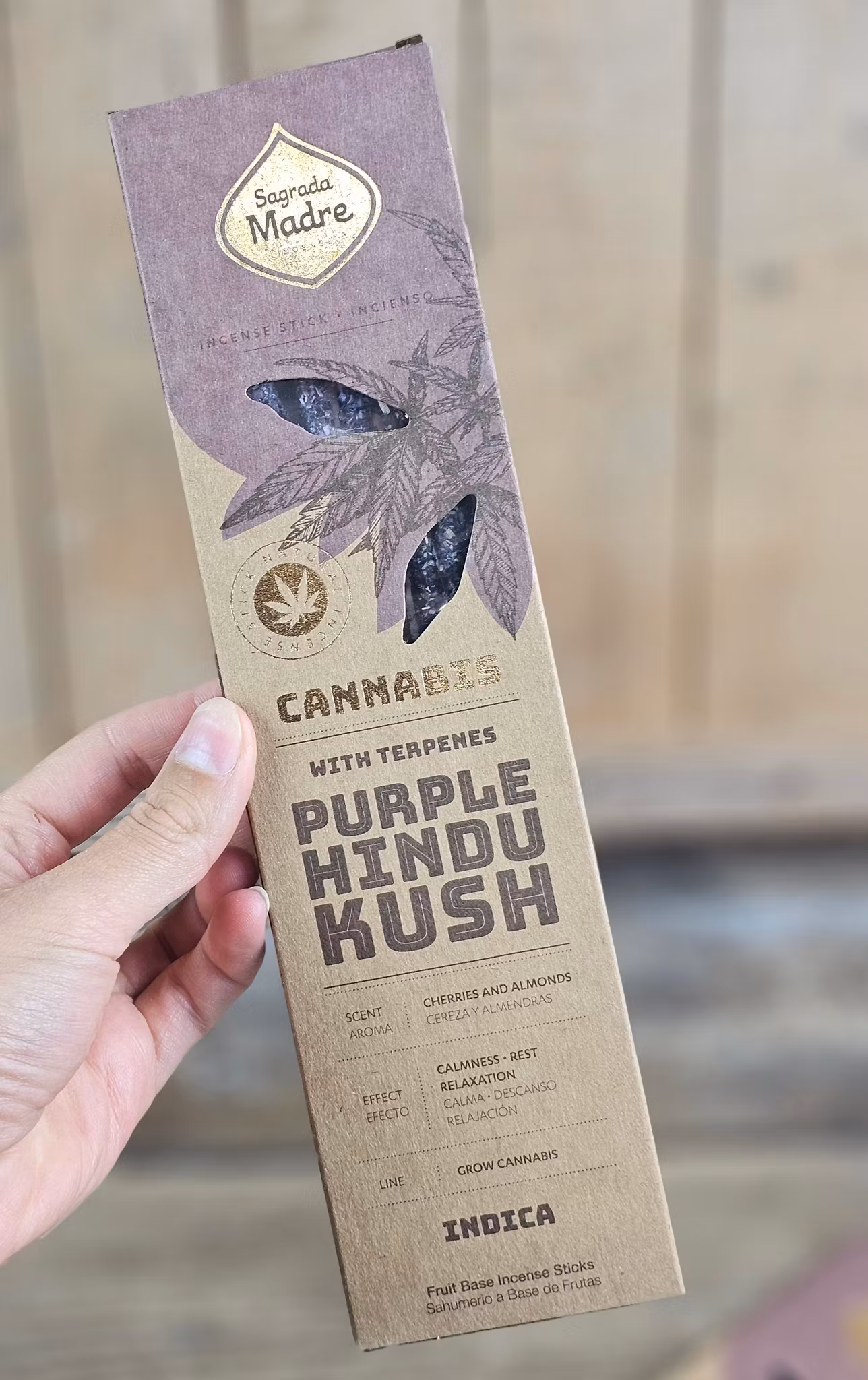 Sagrada Madre Cannabis Collection - Purple Hindu Kush, rökelsepinnar
