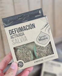 Sagrada Madre - Vit Salvia, smudge pastiller