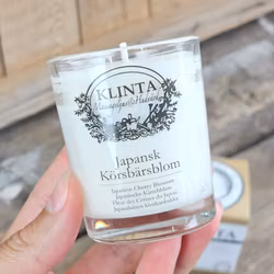 Klinta - Japansk körsbärsblom, doft- & massageljus 18h