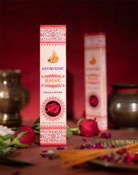 Ayurvedic - Rose, rökelsepinnar