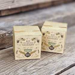 Sagrada Madre - Sacred Smoke Kit 7 Energies (rökelsekol, örter och pärlor)