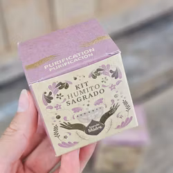 Sagrada Madre - Sacred Smoke Kit Purification (rökelsekol, örter och pärlor)