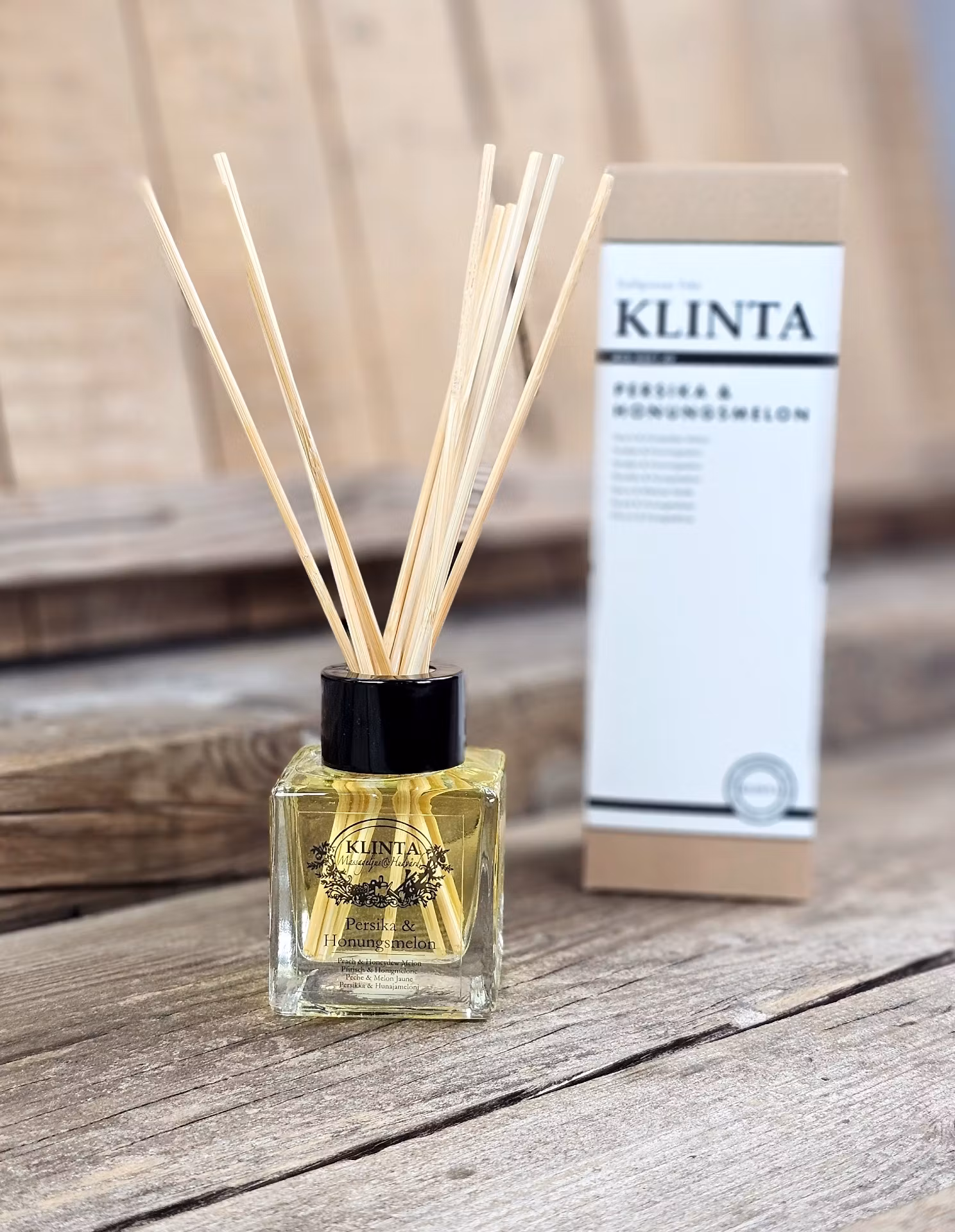 Klinta - Persika & Honungsmelon, doftpinnar