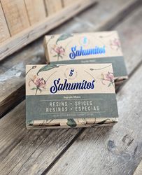 Sagrada Madre Sahumitos - Smudge Box x 5 Resins & Spices