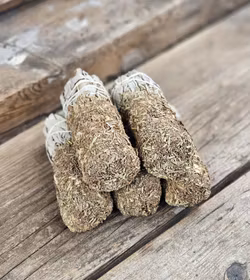 Vit Salvia med Rosmarin, smudge bunt