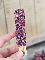 Palo Santo (Heligt trä), smudge med Rosor