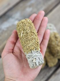 Vit Salvia med Vinruta, smudge bunt