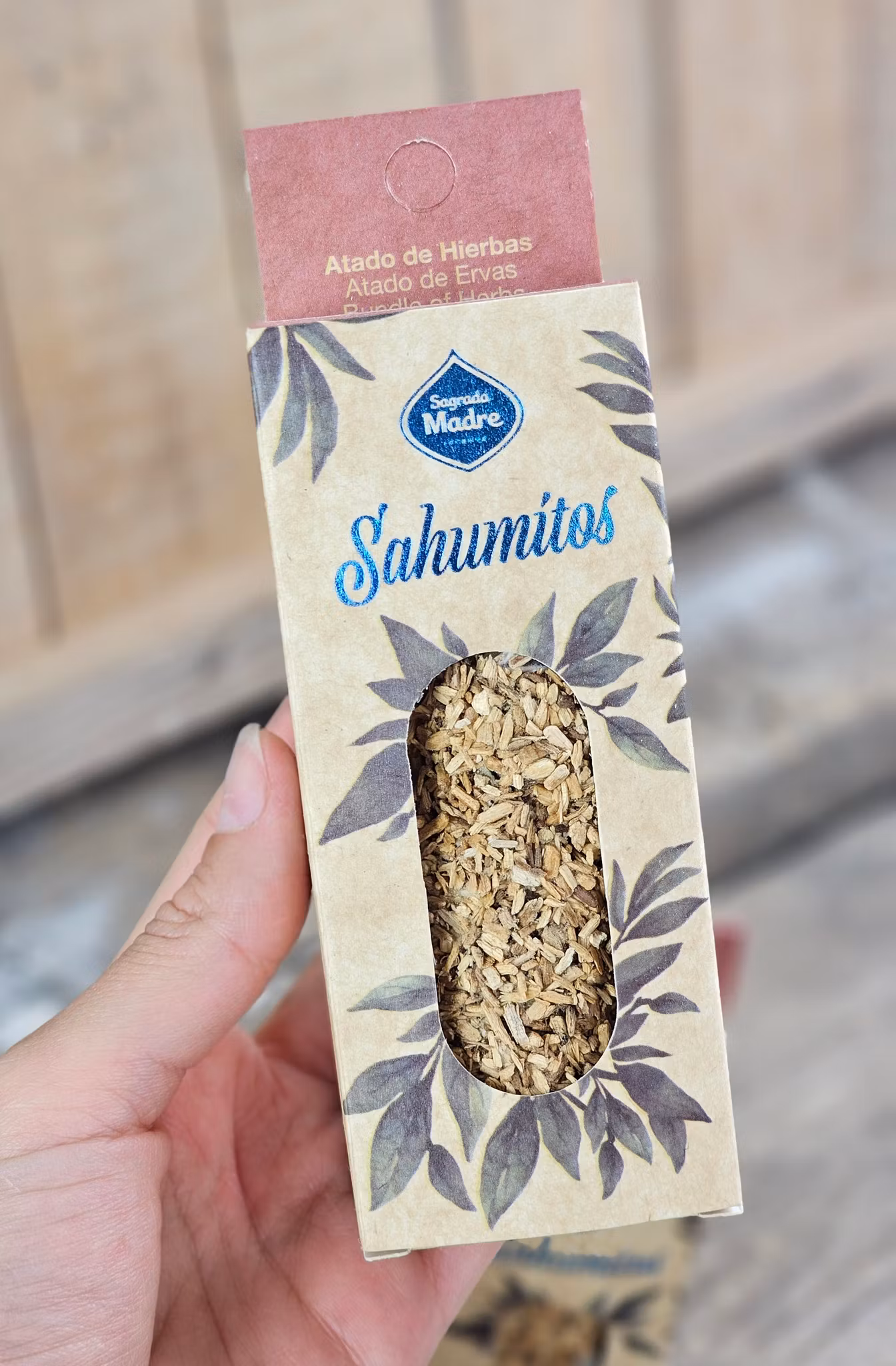 Sagrada Madre Sahumitos - Smudge Myrrh & Palo Santo, presentförpackning