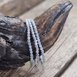 Labradorit, armband 4mm facetterade pärlor