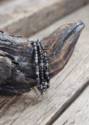 Rutilkvarts, armband 4mm facetterade pärlor