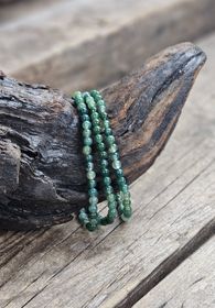 Mossagat, armband 4mm runda pärlor