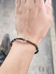 Oceanjaspis, armband 4mm runda pärlor