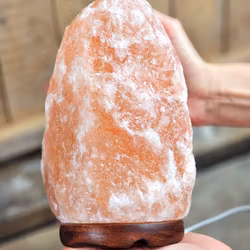 Himalaya Saltkristall, lampa orange