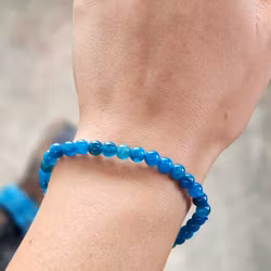 Apatit, armband 5-6mm runda pärlor