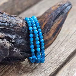 Apatit, armband 5-6mm runda pärlor