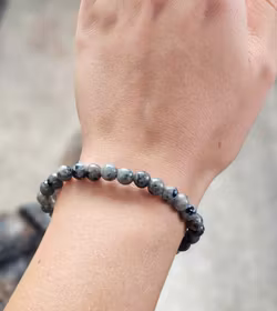 Yooperlit, armband 6mm runda pärlor