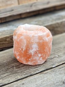 Himalaya Saltkristall, ljuslykta orange