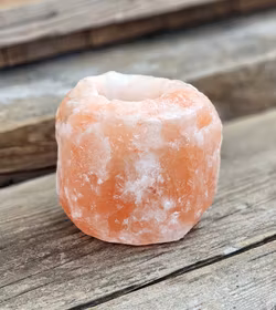 Himalaya Saltkristall, ljuslykta orange